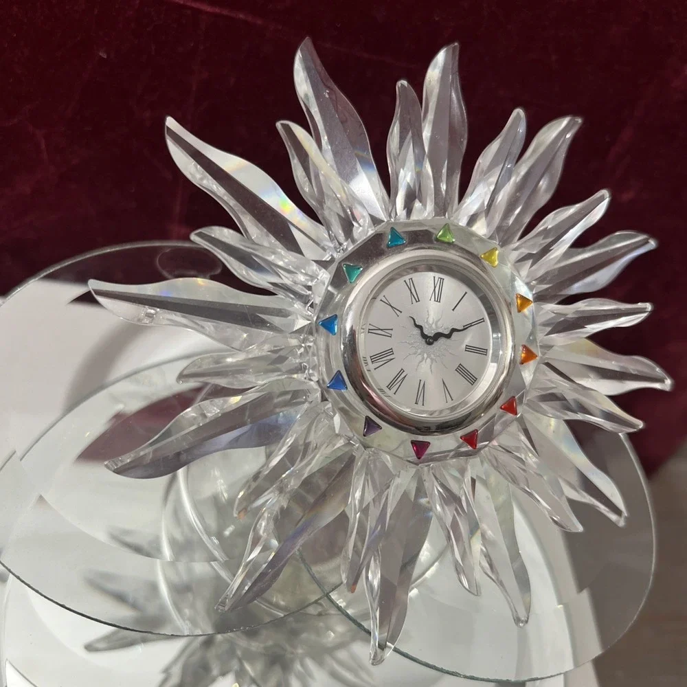 Swarovski Solaris Table‎ Clock – Crystal Clocks Collection